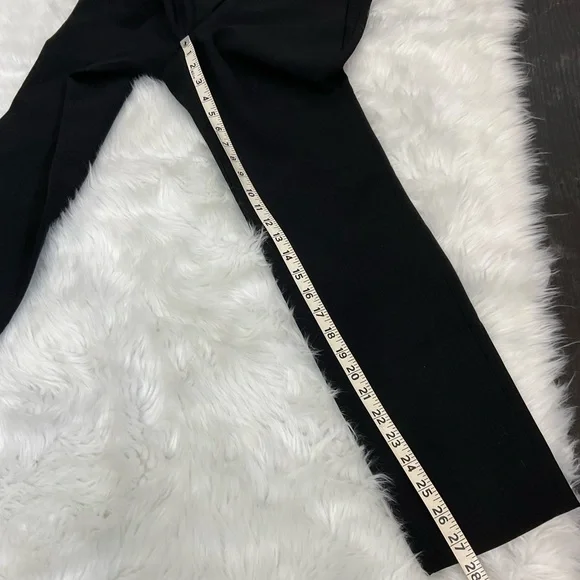 Veronica Beard Women's Black Renzo Side Button High Rise Slim Pants Size 00